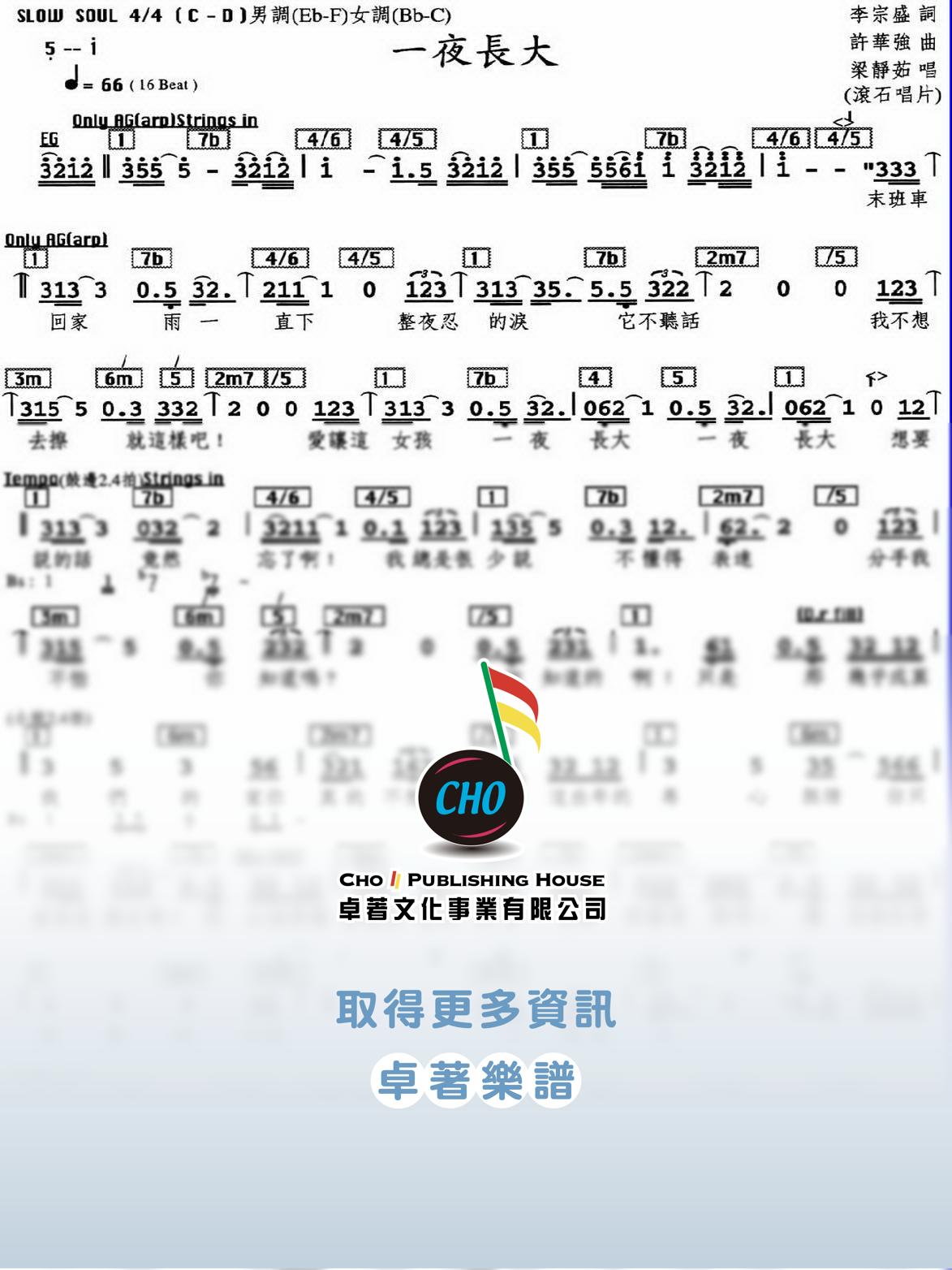 一夜長大